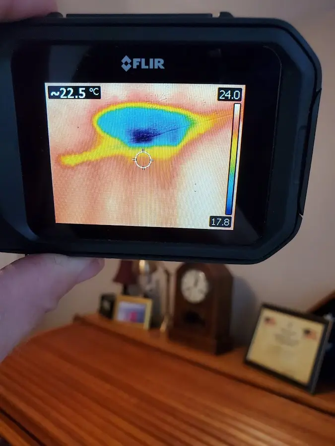 Thermal imaging inspection for water damage in Bowling Green